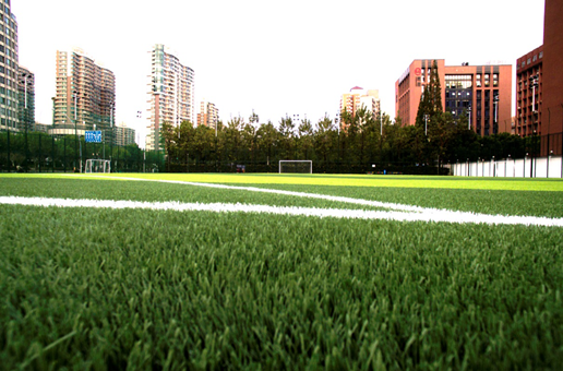 上海静安区广中路足球场新起航 麦迪人造草坪华丽亮相