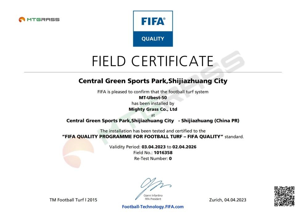 麦迪人造草坪FIFA场地合集
