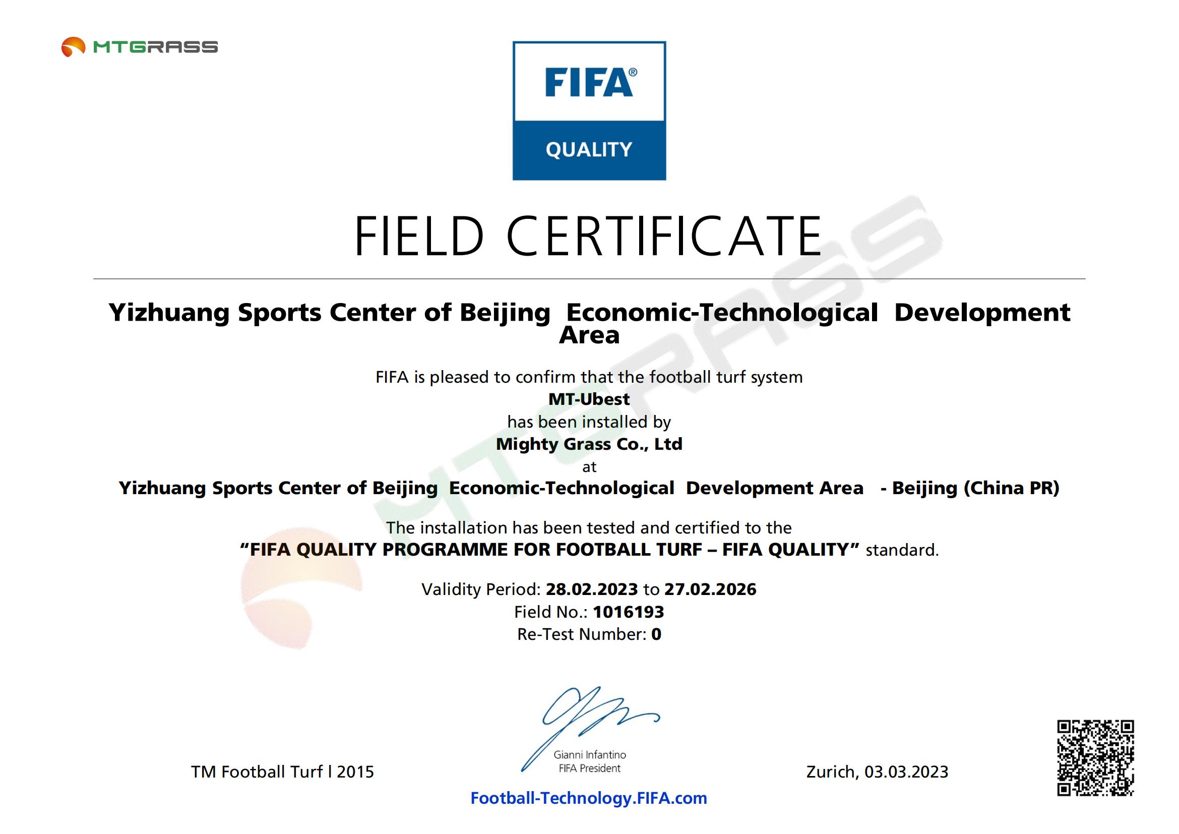 麦迪人造草坪FIFA场地合集